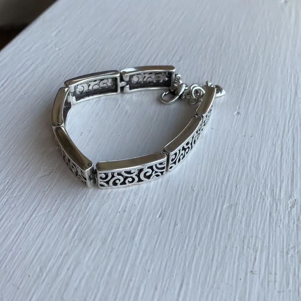 Brighton‎ Deco Lace silver link bracelet